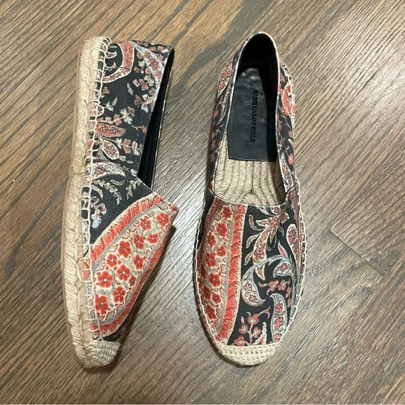 Isabel Marant Etoile Cana Paisley-Print Espadrille Flat - Picture 1 of 15